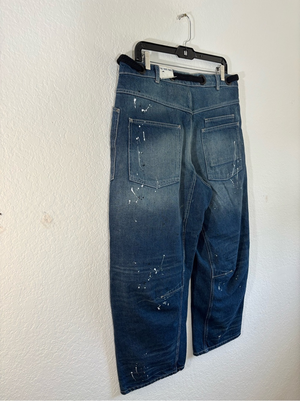We The Free Moxie Pull-On Barrel Jeans Cerulean Skies 29 NWT Blue Faded Wash - Picture 10 of 16